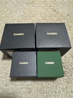 Casio Gold and silver ring watch